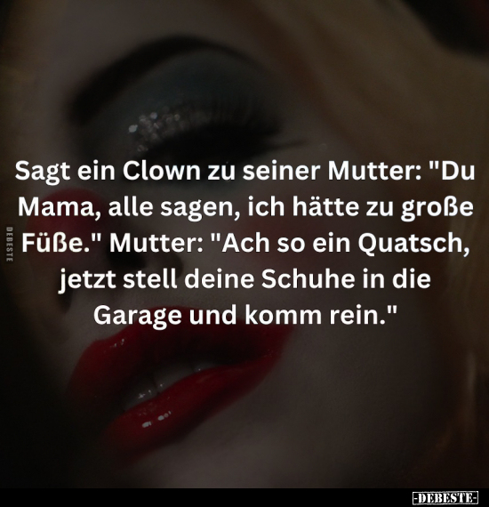 Clown, Mutter, Mama, Schuhe