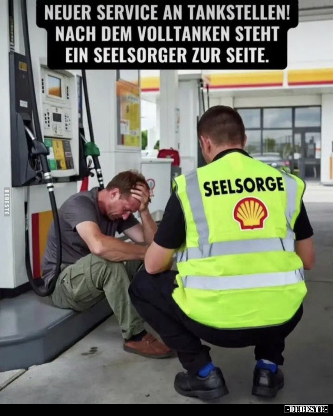 Neuer Service an Tankstellen!... - Lustige Bilder | DEBESTE.de