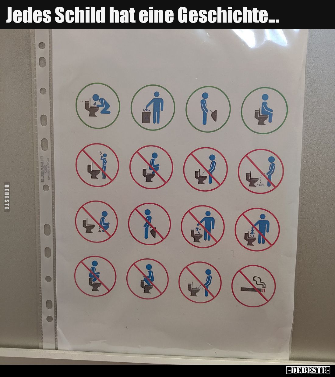 Jedes Schild hat eine Geschichte...