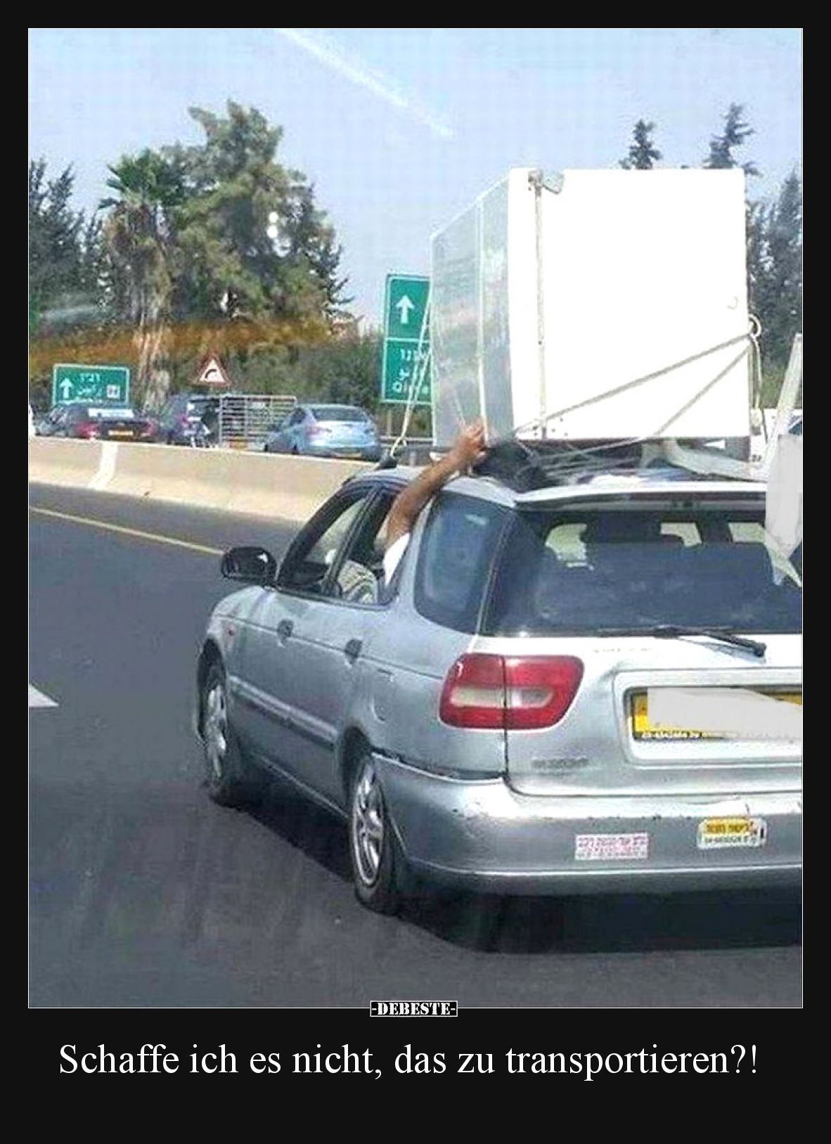 Schaffe ich es nicht, das zu transportieren?!