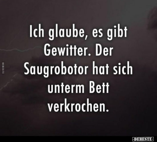Ich glaube, es gibt Gewitter.. - Lustige Bilder | DEBESTE.de