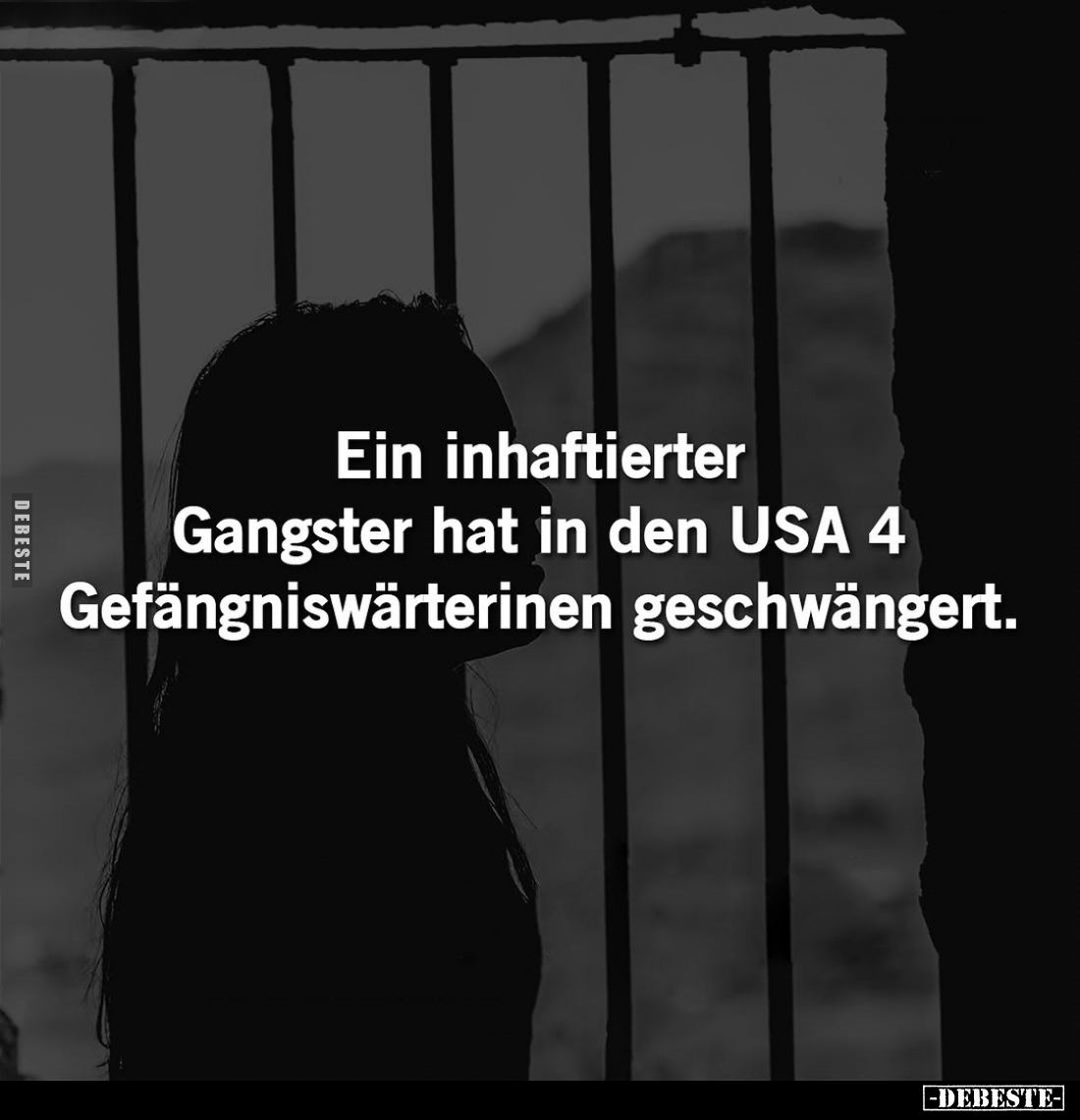 Ein inhaftierter Gangster hat in den USA 4 Gefängniswärterinen geschwängert.