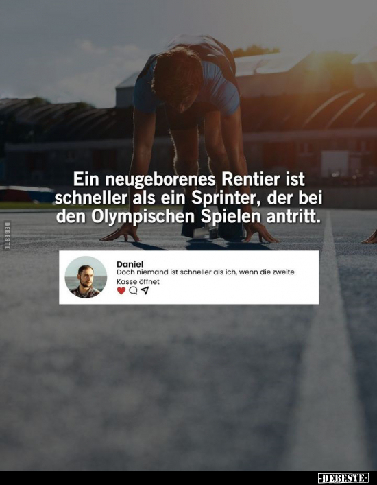 Ein neugeborenes Rentier ist schneller als ein Sprinter.. - Lustige Bilder | DEBESTE.de