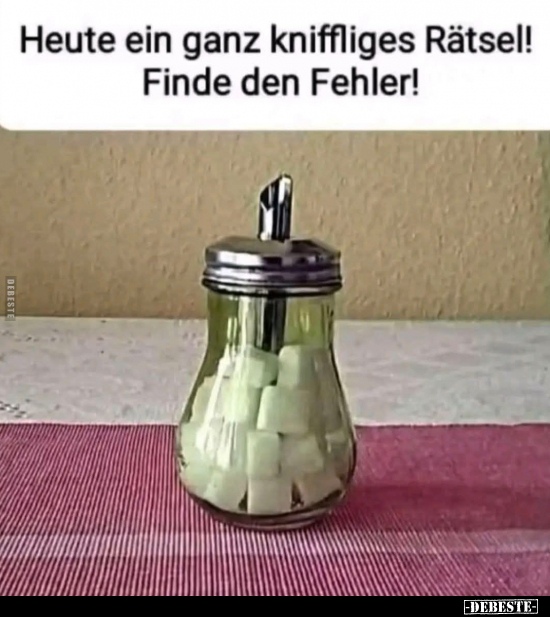 Heute, Ganz, Rätsel, Finde Den Fehler, Fehler