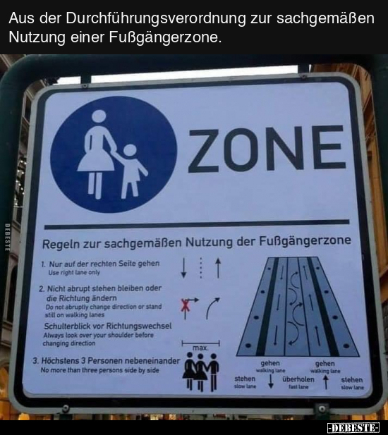 Aus der Durchführungsverordnung zur sachgemäßen Nutzung.. - Lustige Bilder | DEBESTE.de