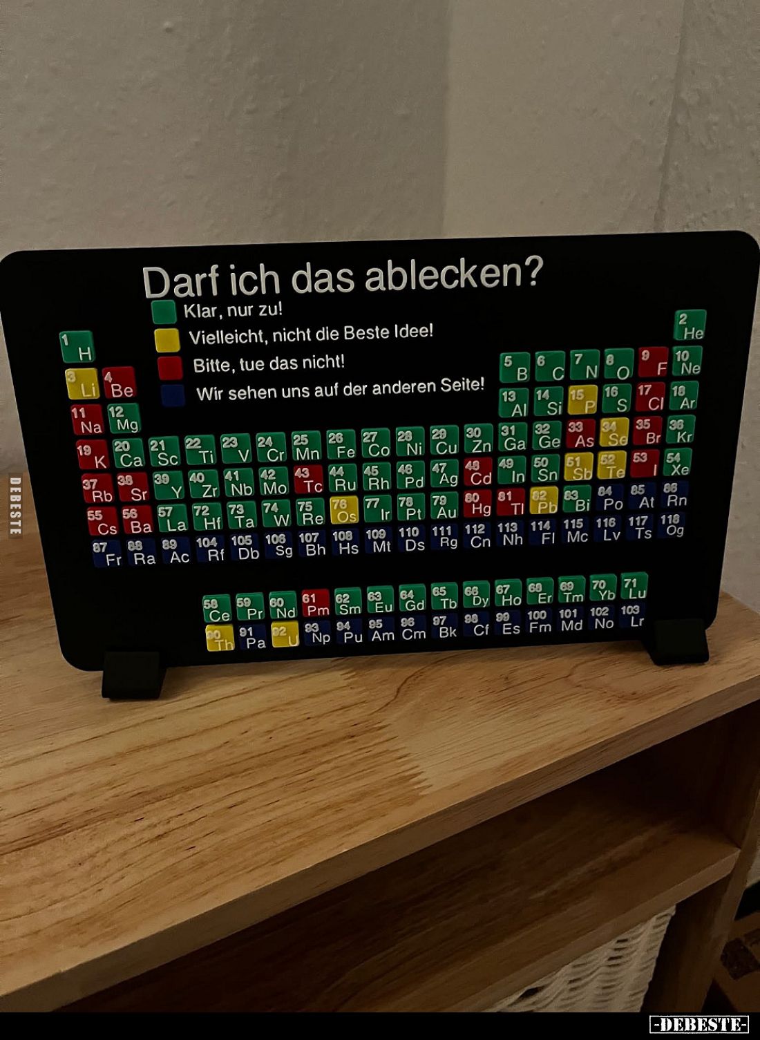 Darf ich das ablecken?