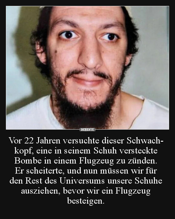 Vor 22 Jahren versuchte dieser Schwachkopf, eine in seinem.. - Lustige Bilder | DEBESTE.de