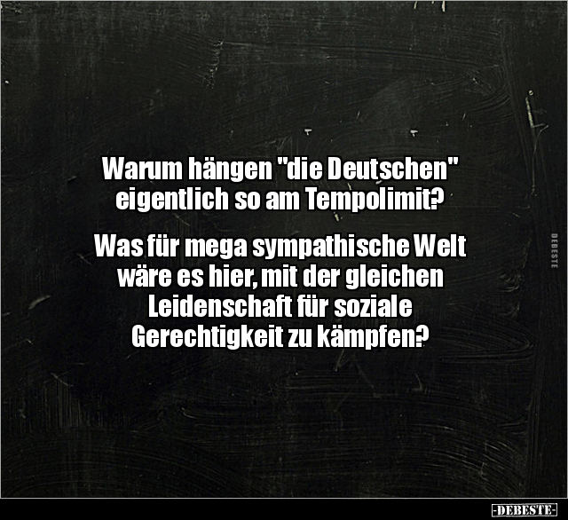 Warum hängen "die Deutschen" eigentlich so am.. - Lustige Bilder | DEBESTE.de