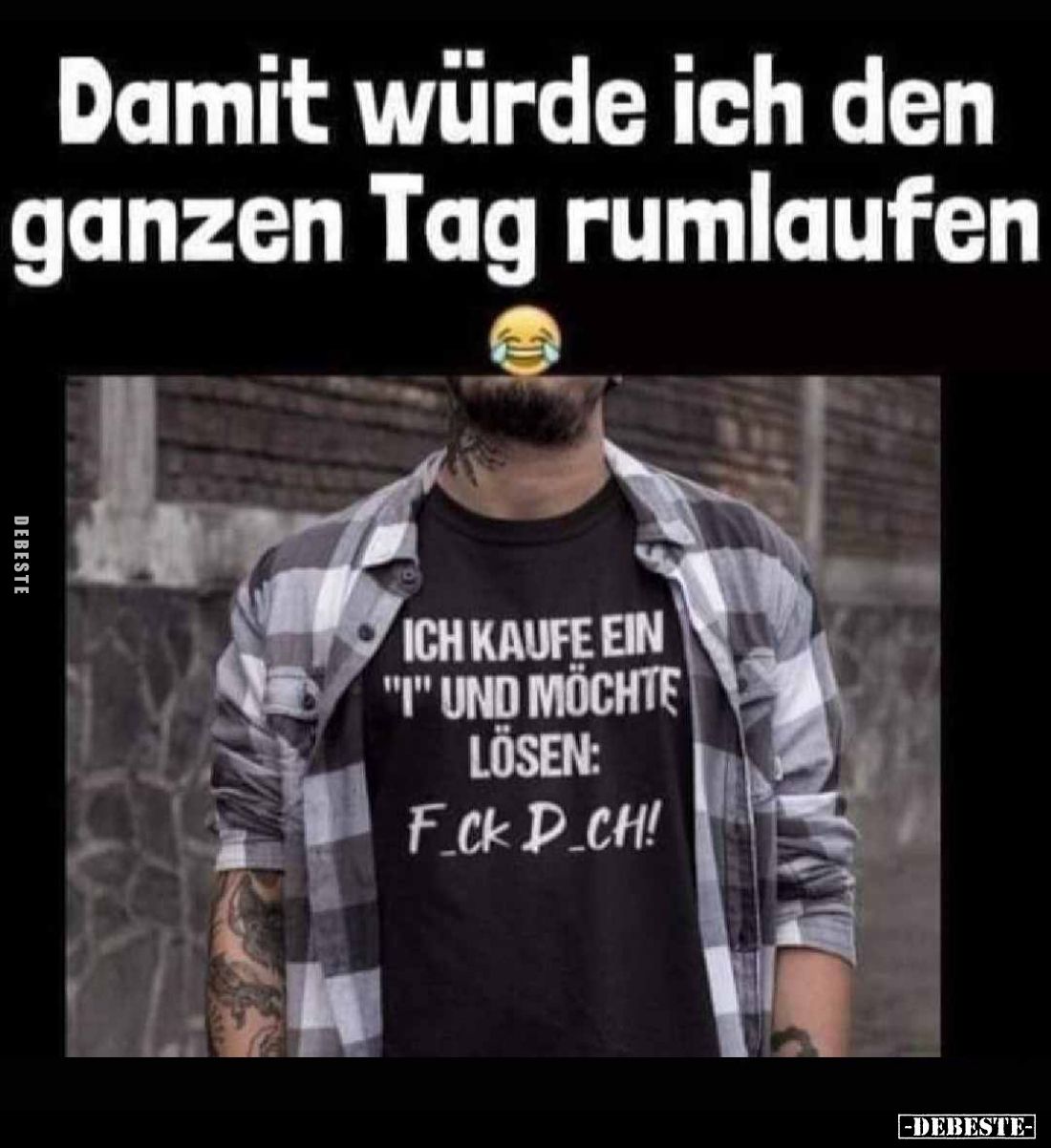 Damit würde ich den ganzen Tag rumlaufen.
