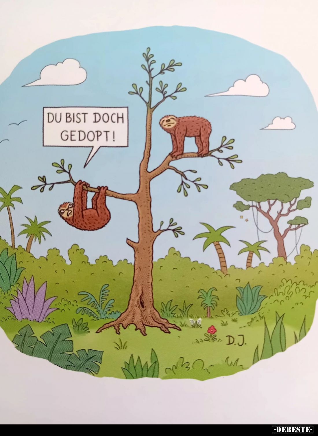 Du bist doch gedopt!