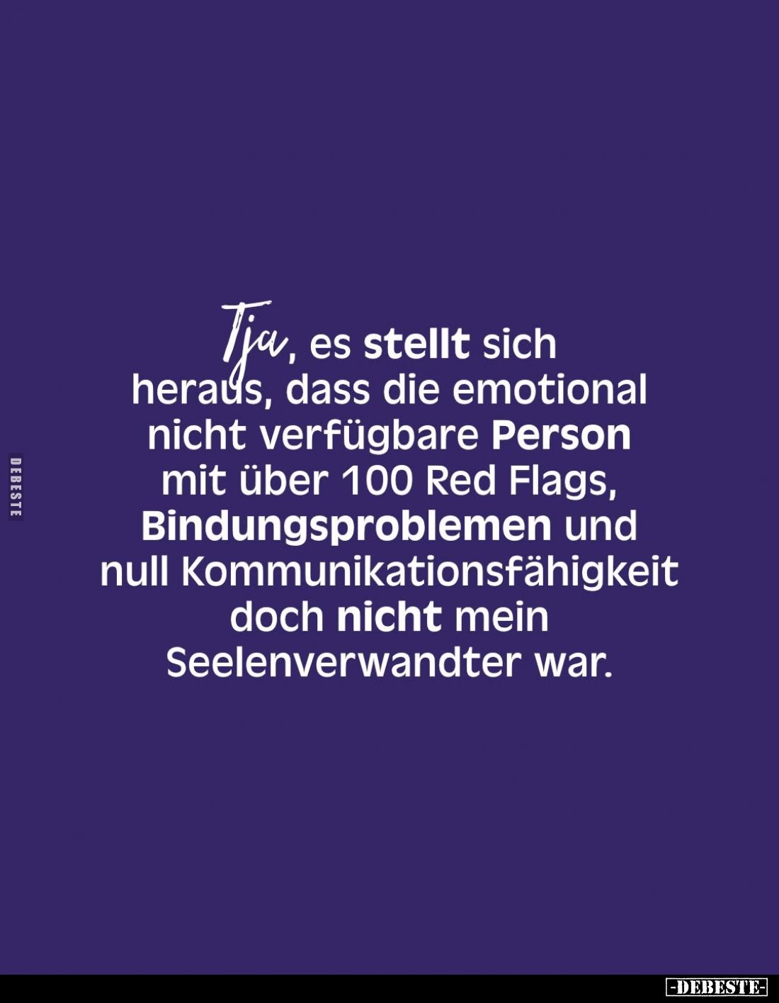 Tja, es stellt sich heraus, dass die emotional nicht.. - Lustige Bilder | DEBESTE.de