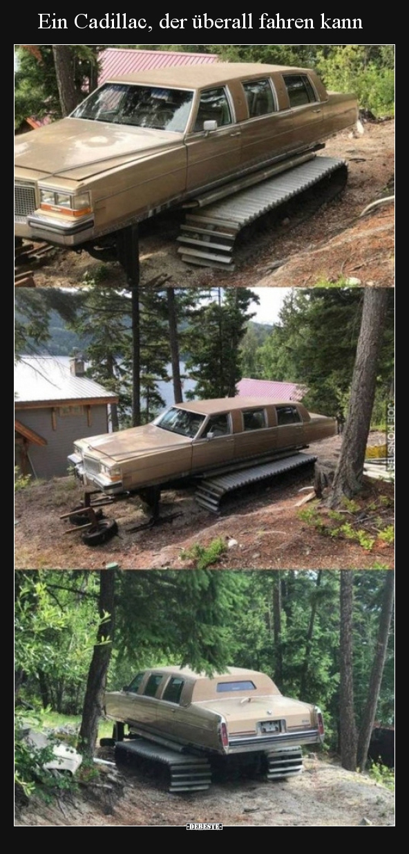 Ein Cadillac, der überall fahren kann..