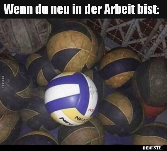 Wenn du neu in der Arbeit bist..