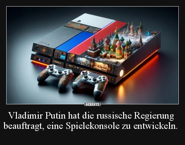 Vladimir Putin hat die russische Regierung beauftragt.. - Lustige Bilder | DEBESTE.de