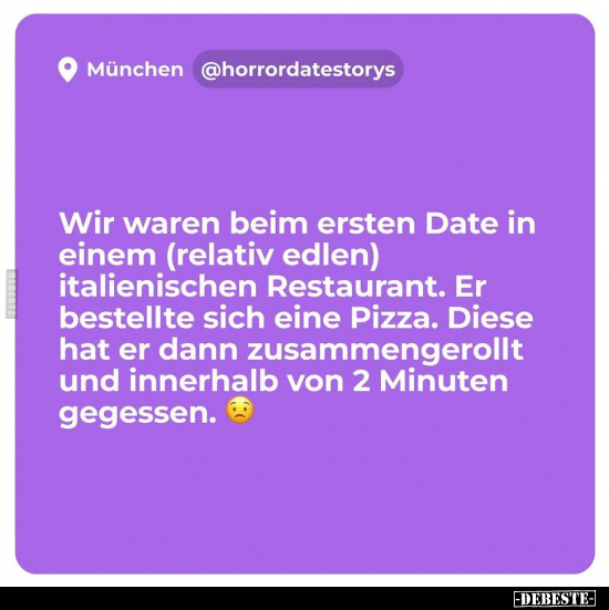 Wir waren beim ersten Date in einem (relativ edlen).. - Lustige Bilder | DEBESTE.de
