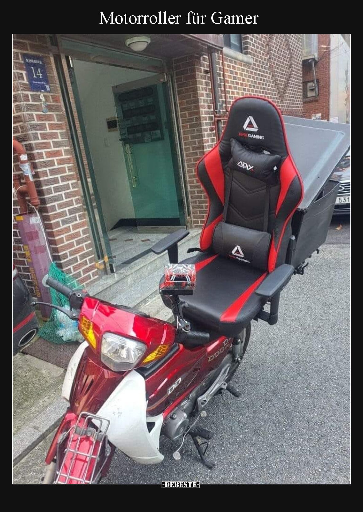 Motorroller für Gamer