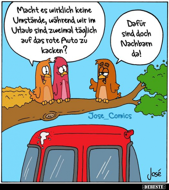 Macht es wirklich keine Umstände, während wir im Urlaub.. - Lustige Bilder | DEBESTE.de
