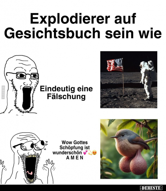 Explodierer auf Gesichtsbuch sein wie.. - Lustige Bilder | DEBESTE.de