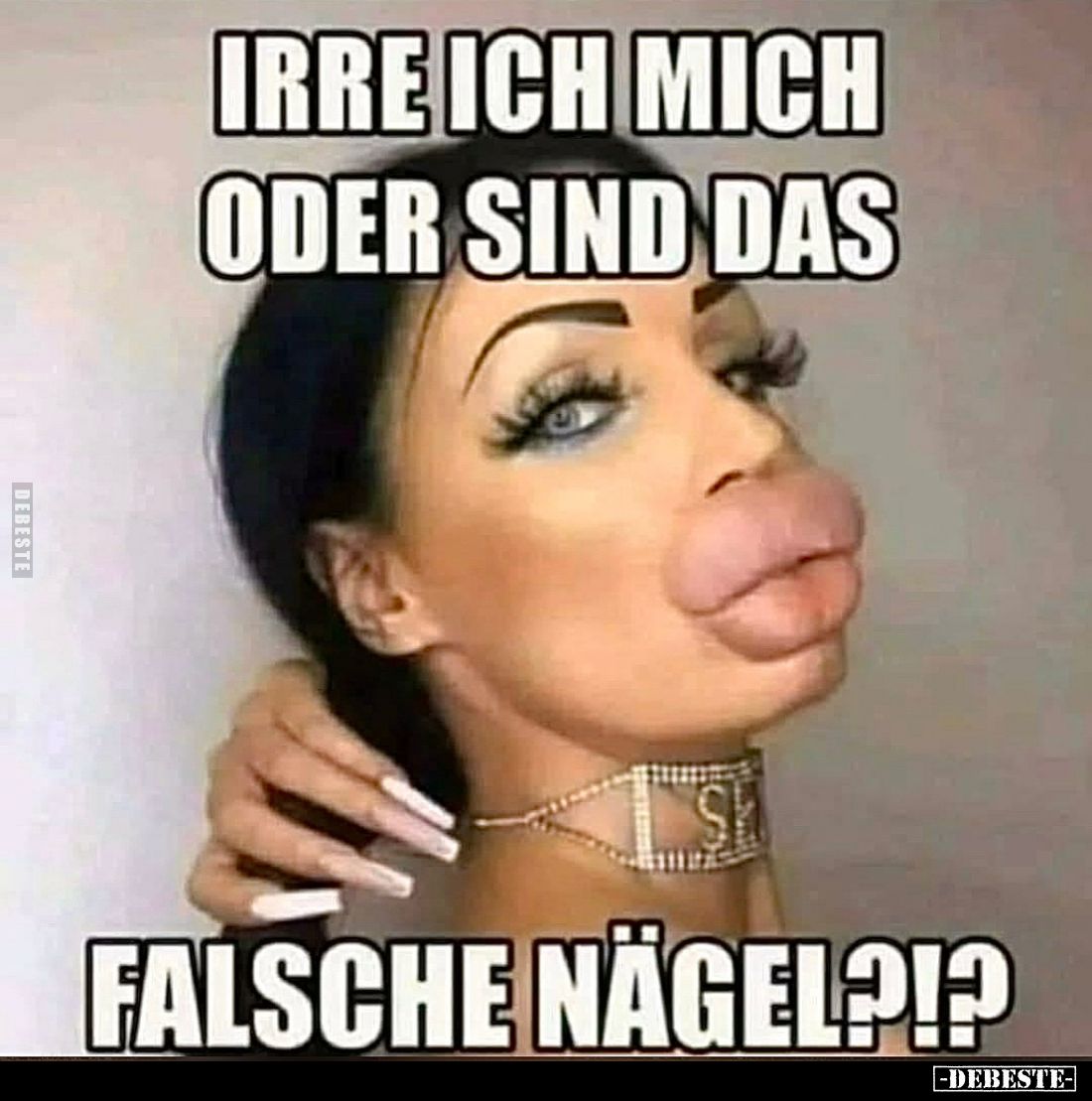 Irre ich mich oder sind das
falsche Nägel?!?