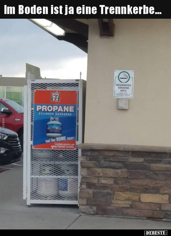 Im Boden ist ja eine Trennkerbe...