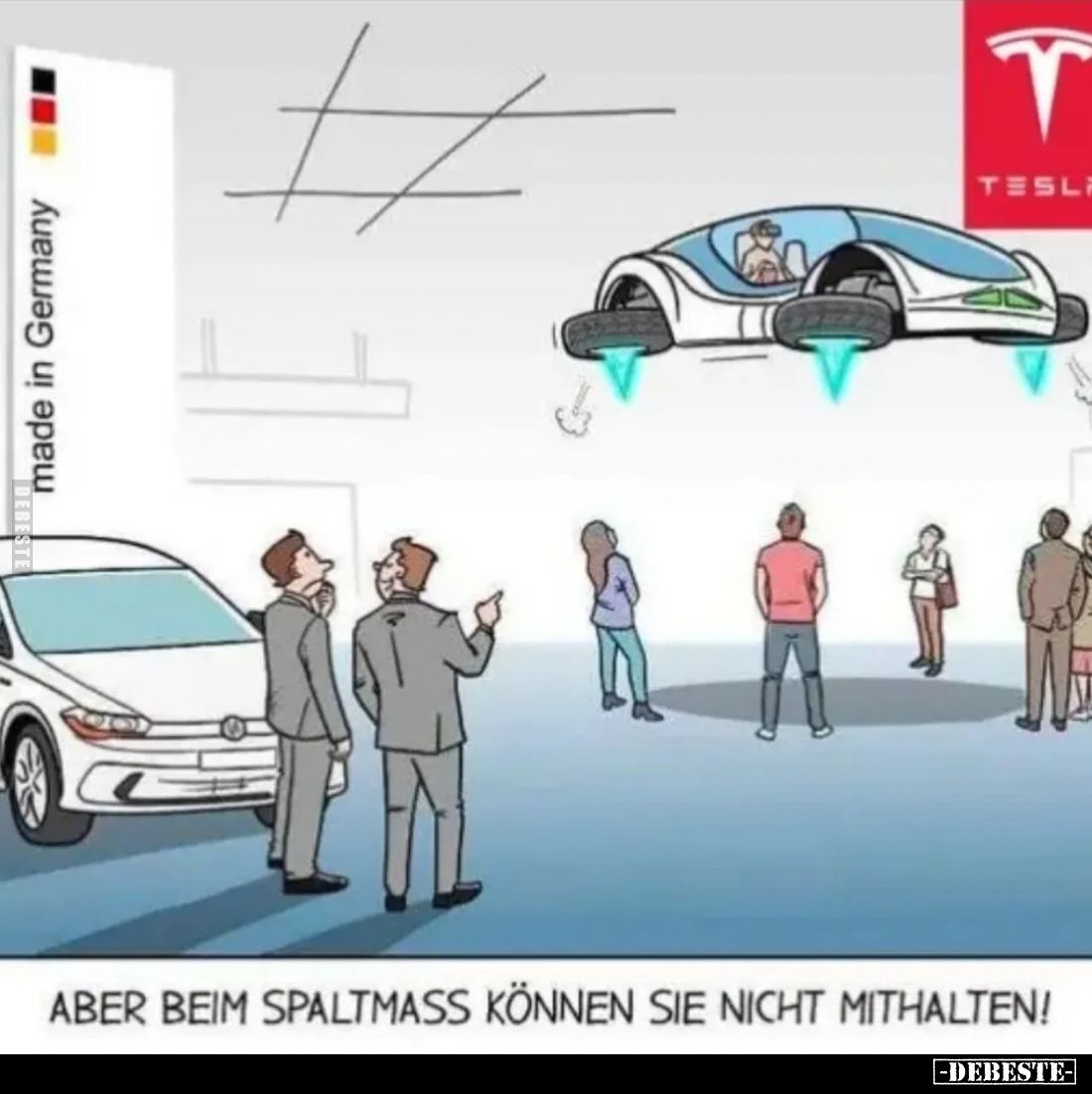 Aber beim Spaltmaß können sie nicht mithalten!