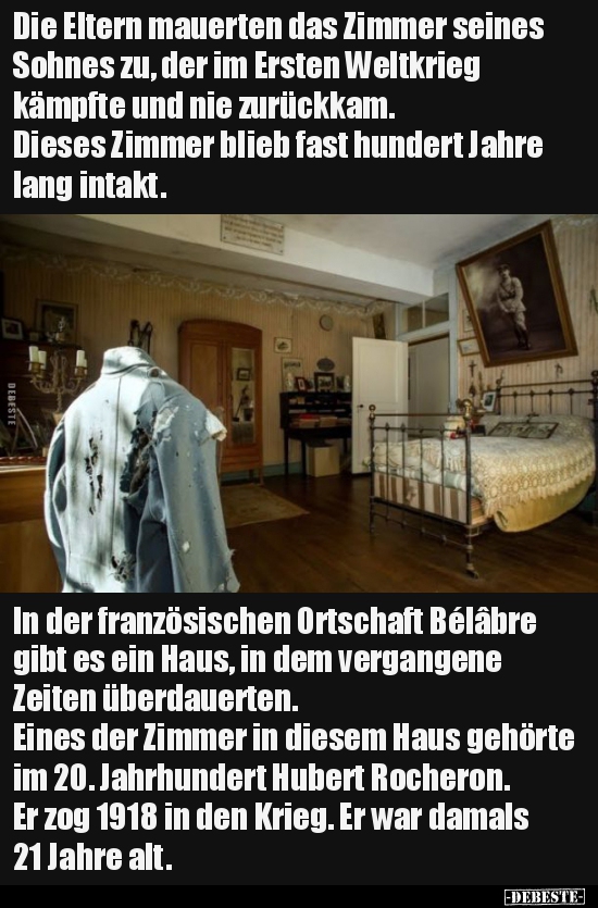 Die Eltern mauerten das Zimmer seines Sohnes zu, der im.. - Lustige Bilder | DEBESTE.de