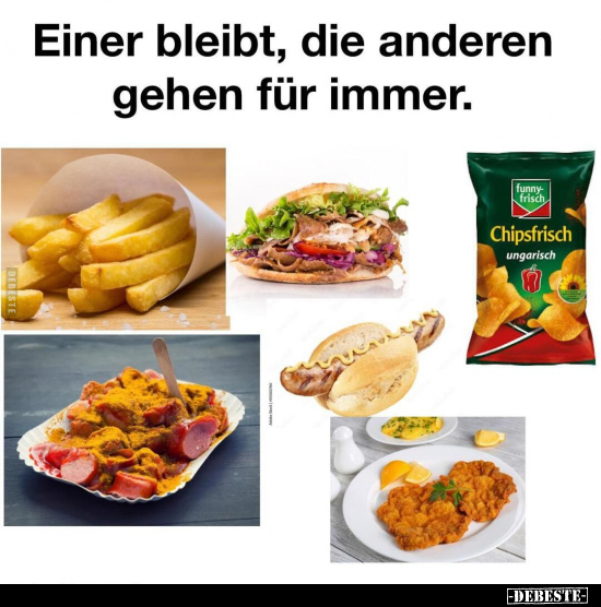 Einer bleibt, die anderen gehen für immer... - Lustige Bilder | DEBESTE.de