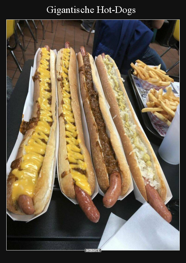 Gigantische Hot-Dogs.. - Lustige Bilder | DEBESTE.de