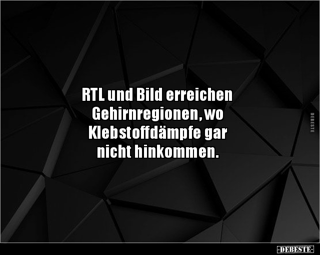 RTL und Bild erreichen Gehirnregionen, wo.. - Lustige Bilder | DEBESTE.de