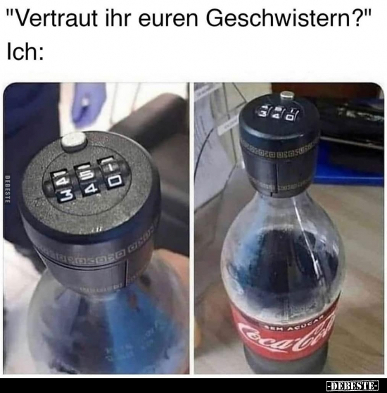 "Vertraut ihr euren Geschwistern?".. - Lustige Bilder | DEBESTE.de