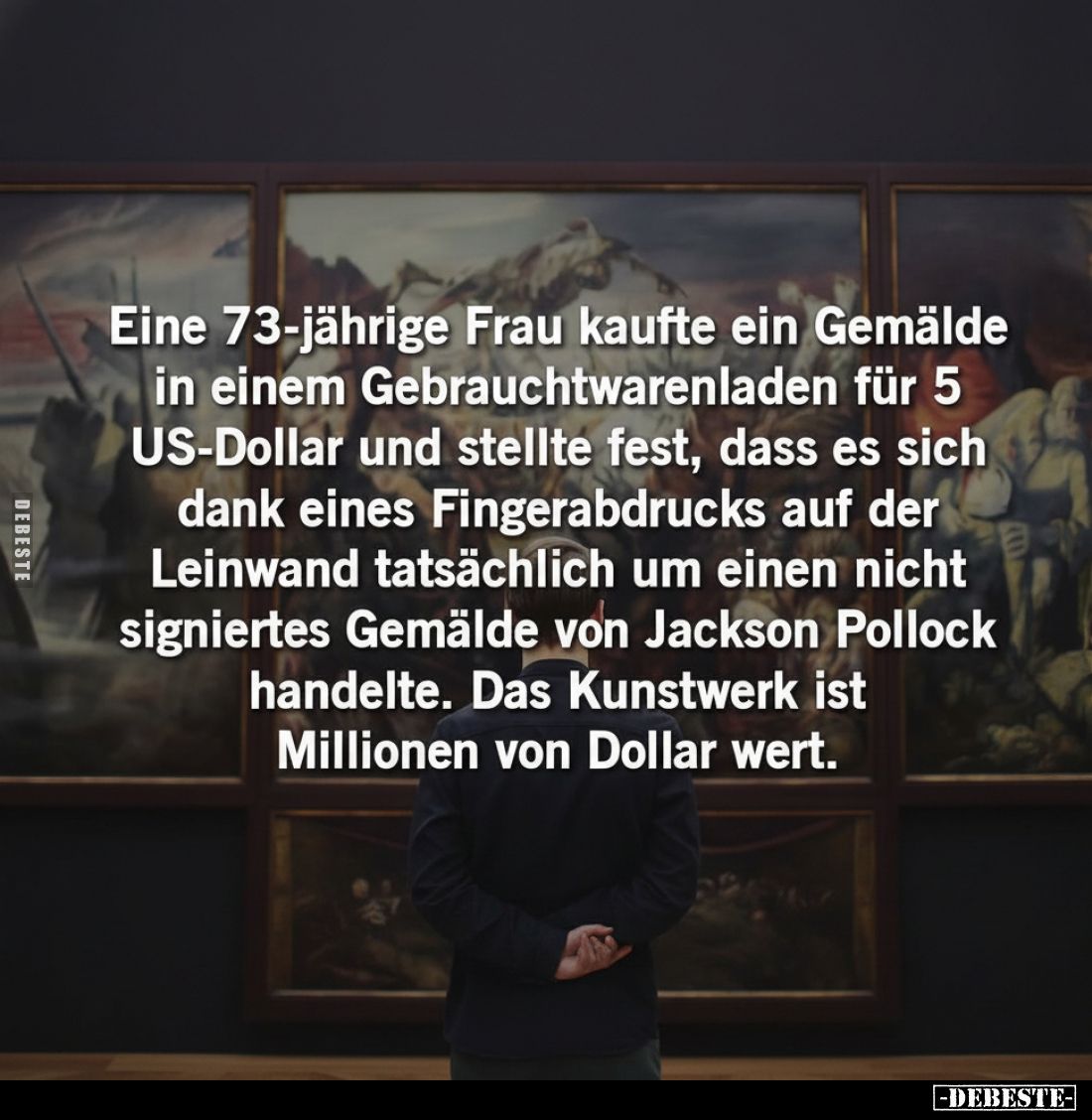 Eine 73-jährige Frau kaufte ein Gemälde in einem Gebrauchtwarenladen für 5 US-Dollar und stellte fest, dass es sich dank eine...
