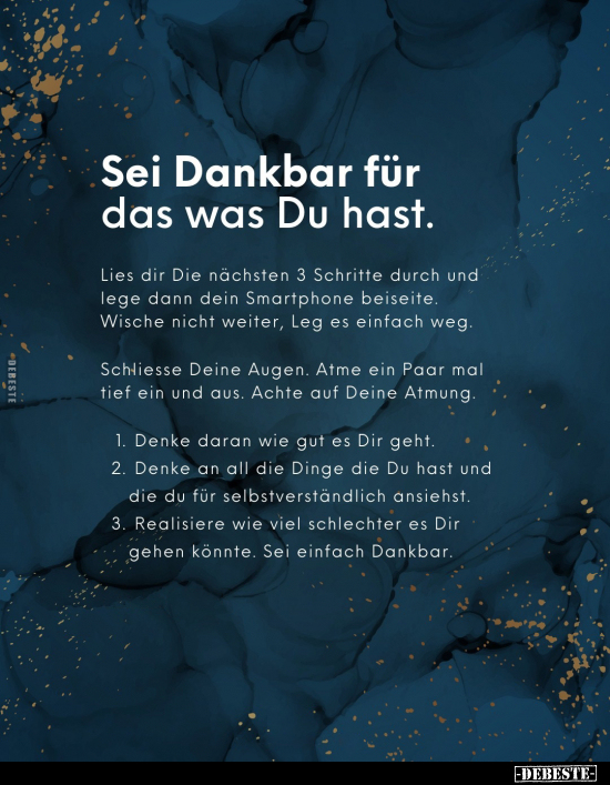 Sei Dankbar für das was Du hast.. - Lustige Bilder | DEBESTE.de