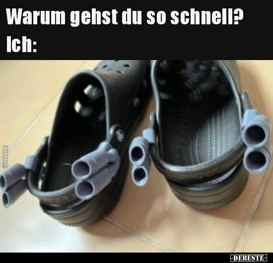 Warum gehst du so schnell?.. - Lustige Bilder | DEBESTE.de