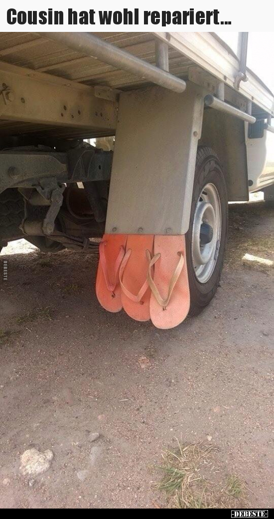 Cousin hat wohl repariert...