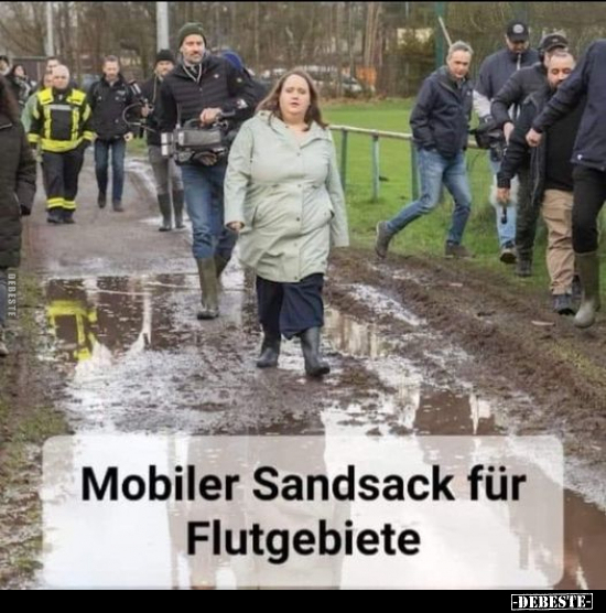 Mobiler Sandsack für Flutgebiete.. - Lustige Bilder | DEBESTE.de