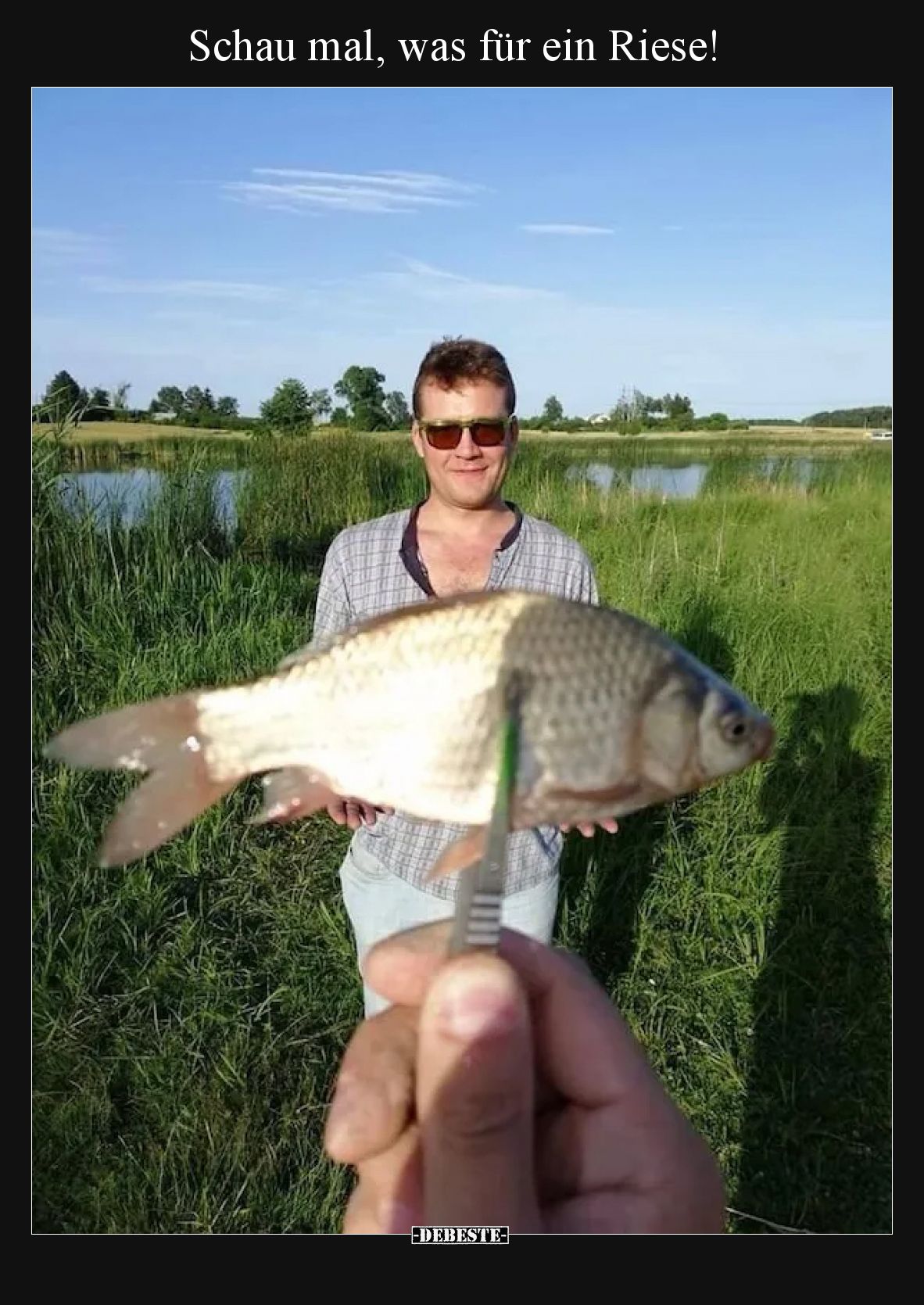 Schau mal, was für ein Riese!