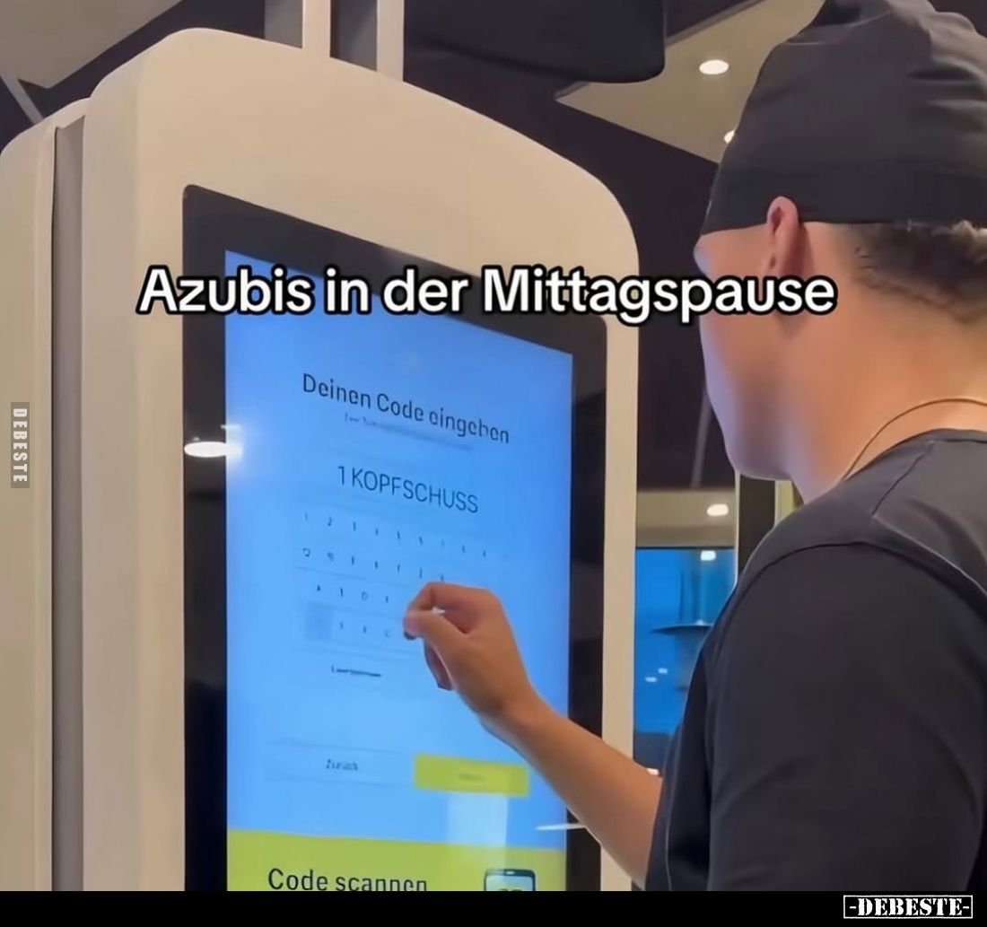 Azubis in der Mittagspause.