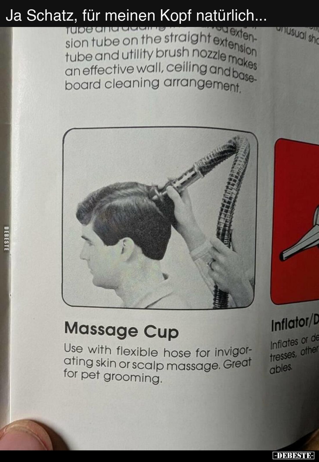 Ja Schatz, für meinen Kopf natürlich...