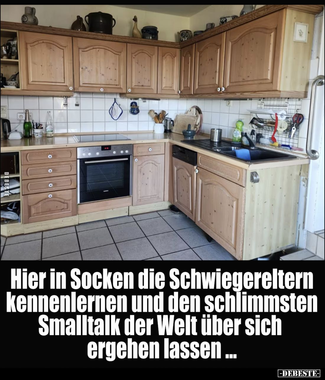 Hier in Socken die Schwiegereltern kennenlernen und den.. - Lustige Bilder | DEBESTE.de