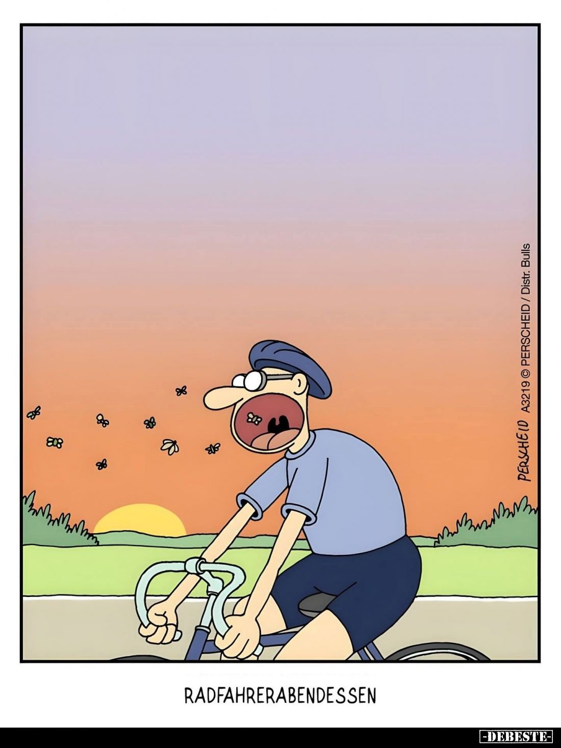 Radfahrerabendessen.