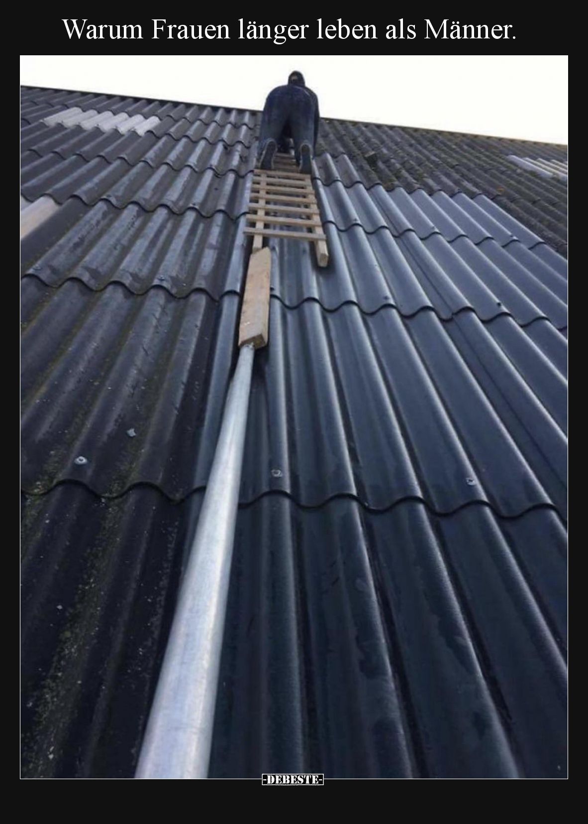 Warum Frauen länger leben als Männer.