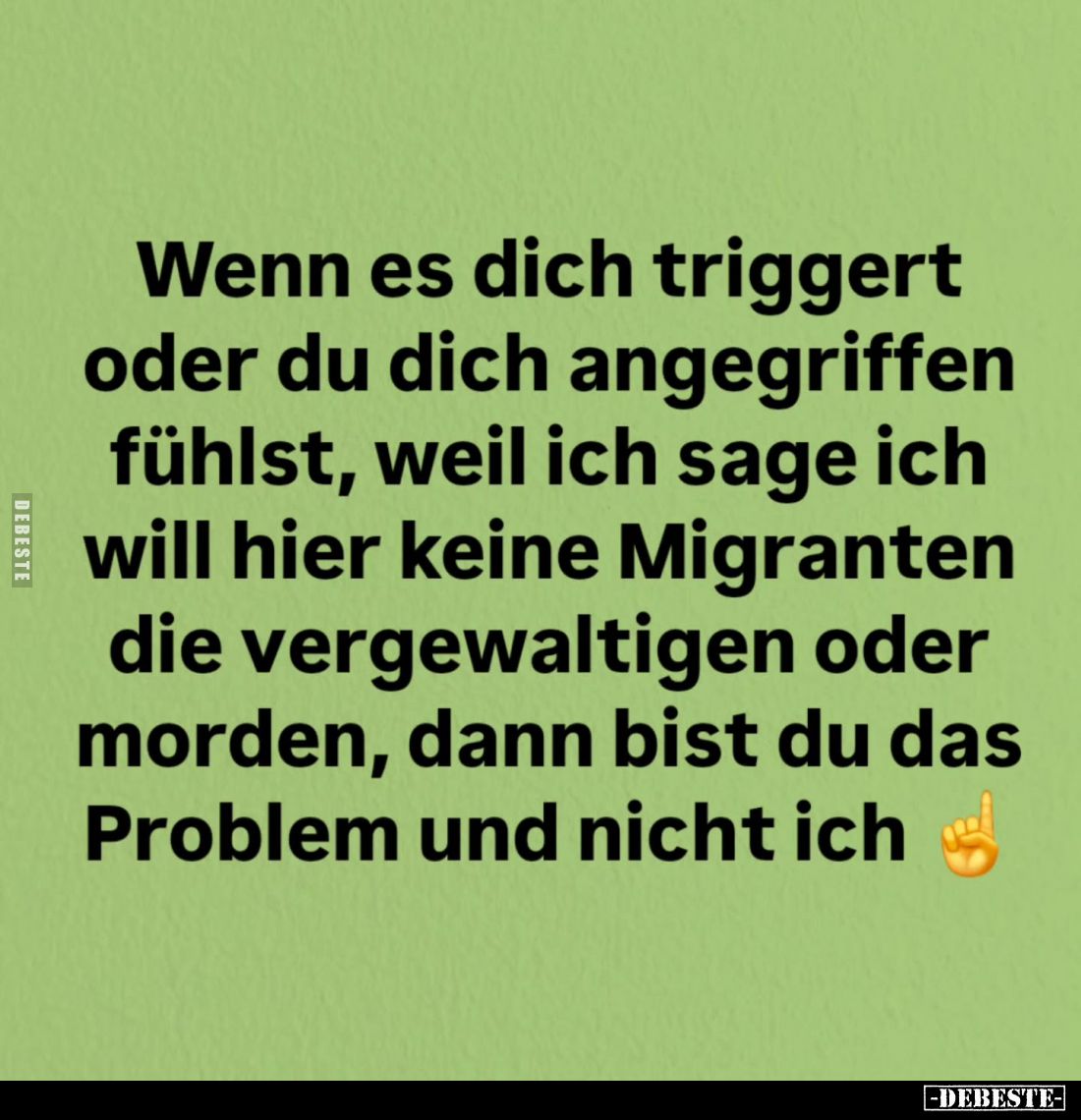 Wenn es dich triggert oder du dich angegriffen fühlst... - Lustige Bilder | DEBESTE.de