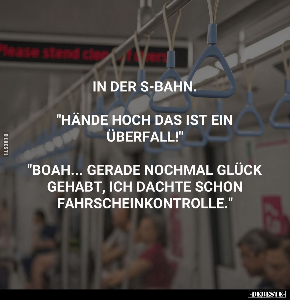 In der S-Bahn.. - Lustige Bilder | DEBESTE.de