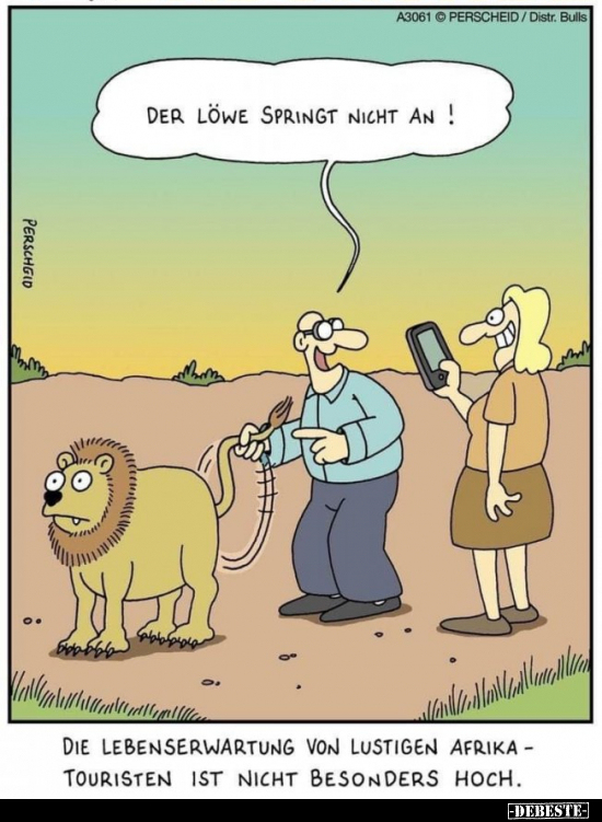Der Löwe springt nicht an!.. - Lustige Bilder | DEBESTE.de