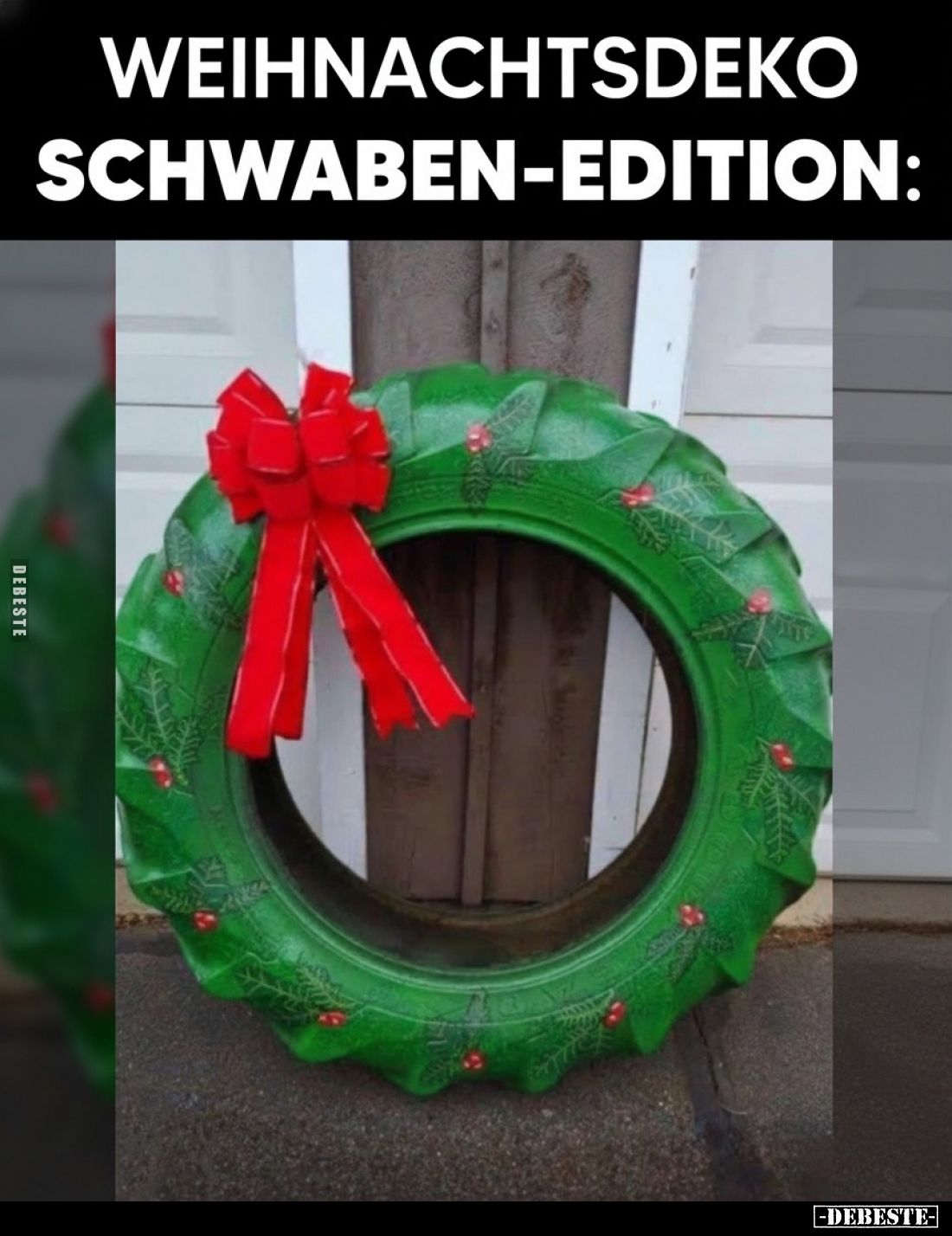 Weihnachtsdeko Schwaben-Edition: