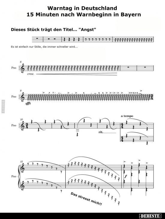 Warntag in Deutschland 15 Minuten nach Warnbeginn in.. - Lustige Bilder | DEBESTE.de
