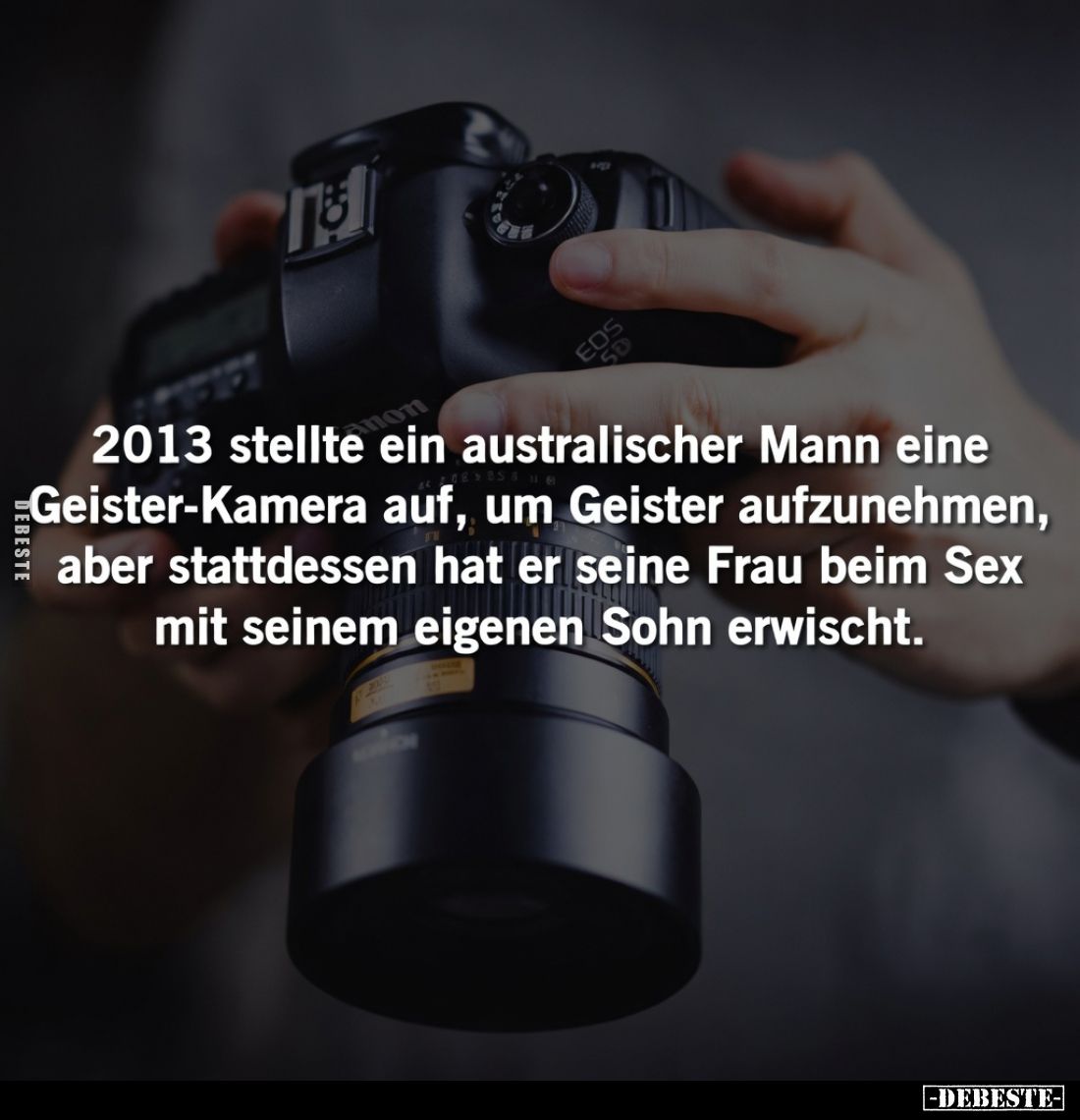 2013 stellte ein australischer Mann eine Geister-Kamera.. - Lustige Bilder | DEBESTE.de