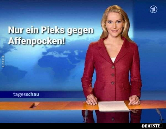Nur ein Pieks gegen Affenpocken!.. - Lustige Bilder | DEBESTE.de