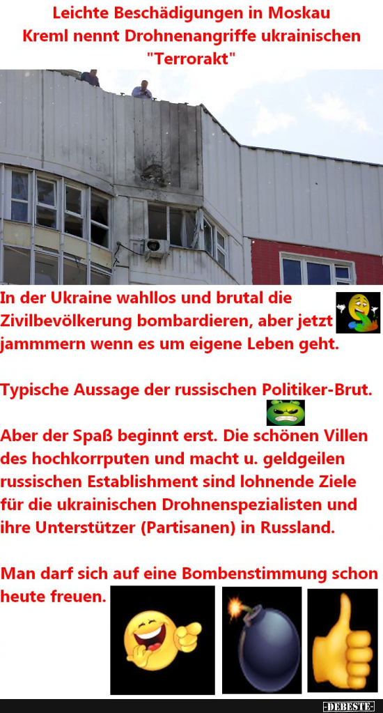 Putin und sein Gesindel bekommen anständig Pfeffer - Lustige Bilder | DEBESTE.de