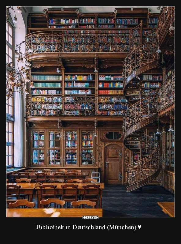 Bibliothek in Deutschland (München) ♥.. - Lustige Bilder | DEBESTE.de
